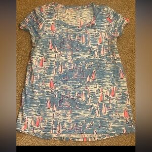 Lilly Pulitzer Finn T Shirt Zanzibar blue